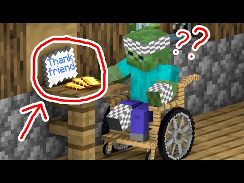 Zombie is Very Kind, But... | Minecraft Animation