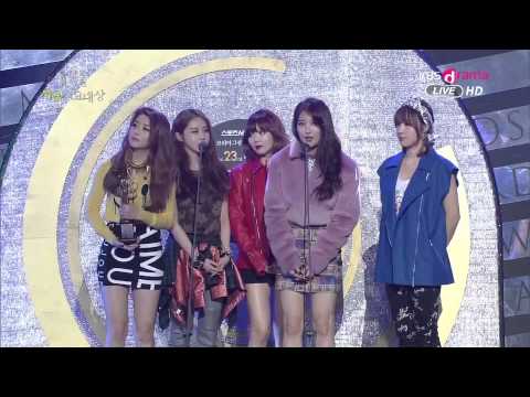140123 4Minute - Bonsang Award @The 23rd Seoul Music Awards