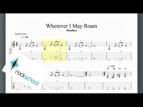 Wherever I May Roam Rockschool Hot Rock Grade 3 Guitar
