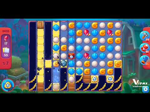 Fishdom. 8435 hard level no boosters and diamonds. 11 moves