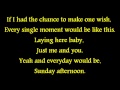 Rascal Flatts: "Sunday Afternoon" ~Lyrics