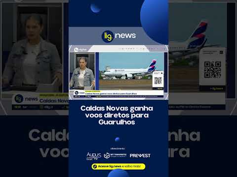 Caldas Novas ganha voos diretos para Guarulhos – 16/06/2026 – Lig News