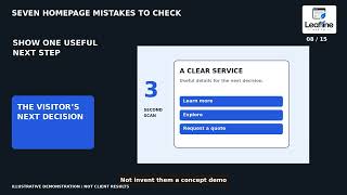7 homepage mistakes that make a business look unfinished