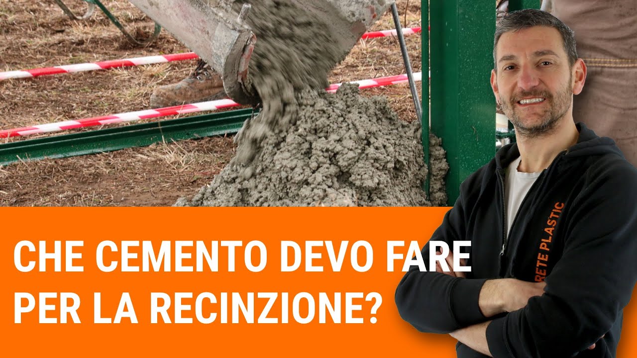 Recinzione: Che cemento fare per non trovarsi sorprese