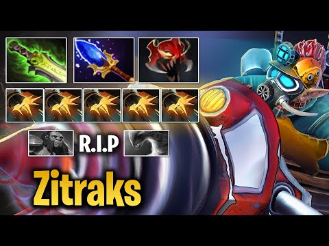 Zitraks - Gyrocopter 7.25 Dota 2 TOP MMR Gameplay