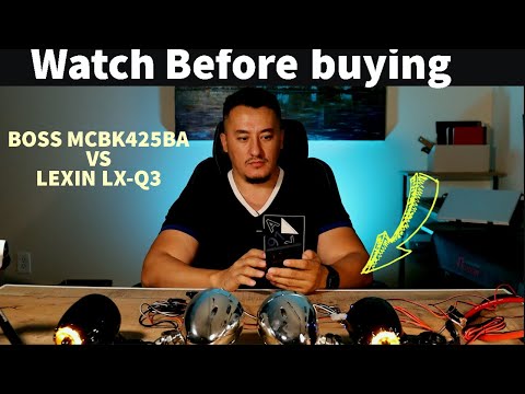LEXIN LX Q3 VS BOSS Audio MCBK425BA SOUD DEMO REVIEW