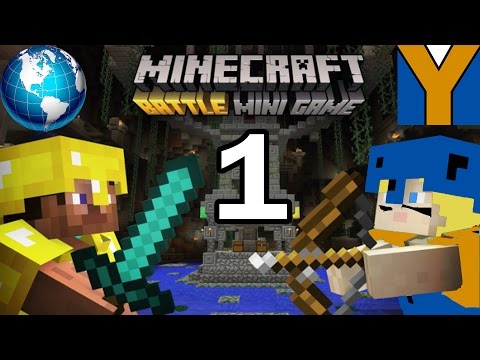 Minecraft PS4 Battle Mini Mode Let's Play | Ep. 1 | EPIC FAIL! NO WEAPONS!!!