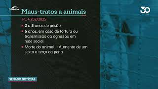 Tipificação de crime de negligência contra animais segue à CCJ
