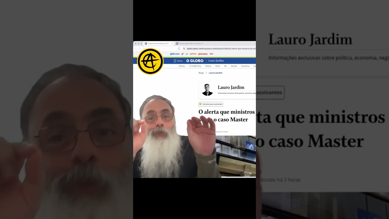 BOMBA no BANCO MASTER vai RESPINGAR FORTE no STF: LAURO JARDIM da o RECADO, MALU GASPAR traz a BOMBA