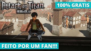 Um Youtuber Criou um Jogo INCRIVEL do Anime Attack on Titan!!! @Renzk | Gameplay PC em PT-BR