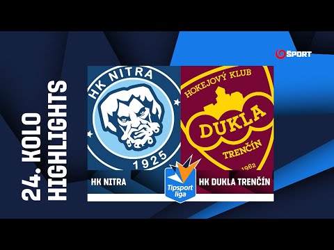 24. kolo: HK Nitra - HK Dukla Trenčín 2:5 (1:1, 0:0, 1:4)
