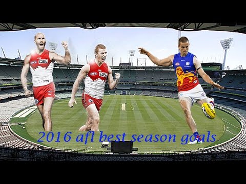 2016 AFL best season goals
