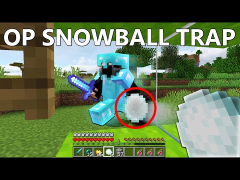 The most overpowered snowball trap in Minecraft HCF