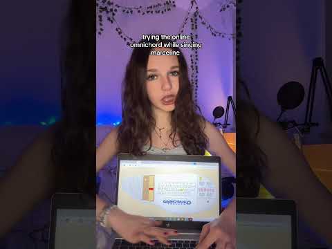 Singing with the online omnichord #omnichord #marceline #singingcover #music