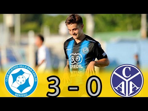 Primera B : VILLA SAN CARLOS 3 - 0 ACASSUSO | (Los Goles)