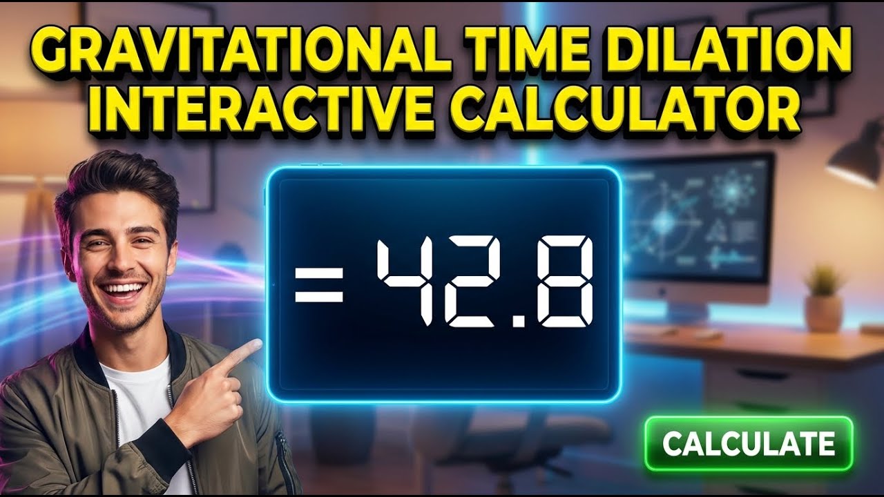 Gravitational Time Dilation Interactive Calculator