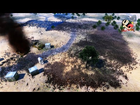 25.000 ORCS VS 16.550 MEDIEVAL ARMIES   ULTIMATE EPIC BATTLE SIMULATOR