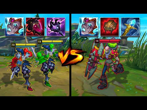 PINK WARD SHACO VS. CHALLENGER SINGED! BATTLE OF THE ANNOYING ONE TRICKS!