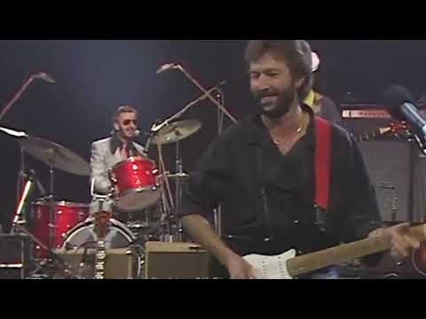 Carl Perkins & Eric Clapton & Ringo Starr "Matchbox" Live TV 1985 (outtake)