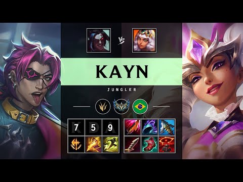 Kayn Jungle vs Qiyana - BR Challenger Patch 25.20