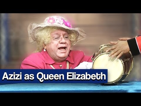Hasb e Haal 14 April 2018 - Azizi as Queen Elizabeth - حسب حال - Dunya News