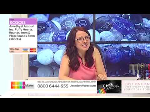 Emerald and Labradorite for jewellery making: JewelleryMaker late show LIVE 02/04/2015