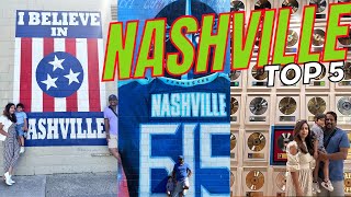 TOP 5 Things to Do in NASHVILLE, TENNESSEE | Vlog 28