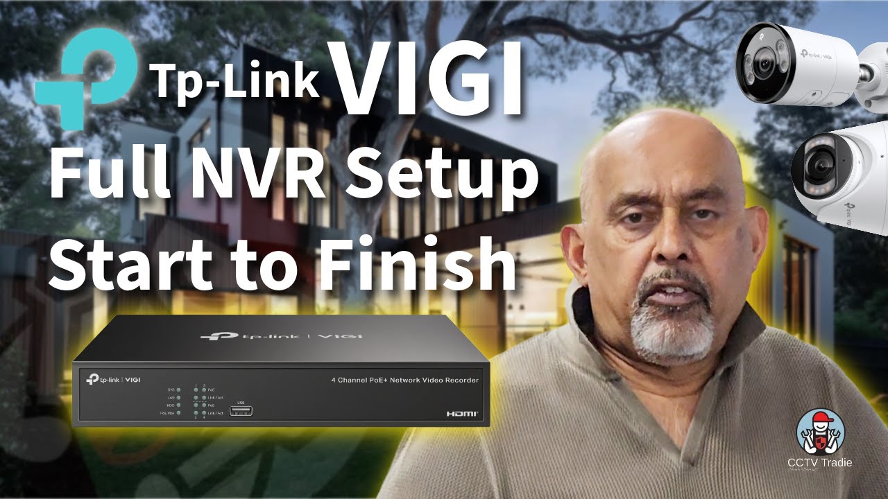 TP-Link VIGI CCTV Full Setup Guide | Unboxing NVR, HDD Install, Camera Setup & Mobile App