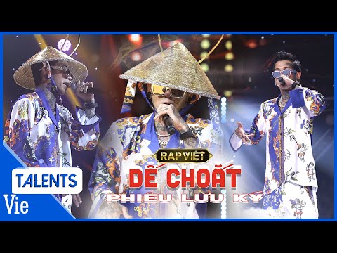 DẾ CHOẮT cháy bùng với lyrics thuần Việt cùng loạt ngôn từ đắt giá trong bản rap "PHIÊU LƯU KÝ"