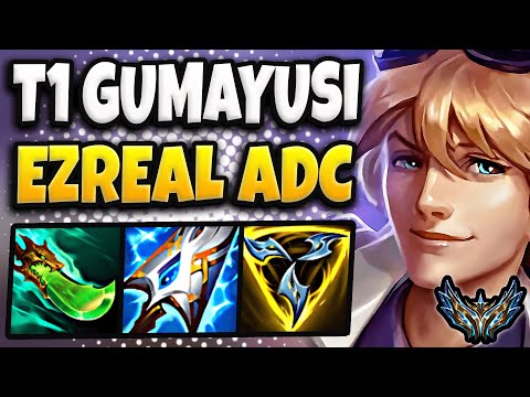 T1 Gumayusi Ezreal ADC vs Tristana - Patch 25.7 Korea Challenger ✅