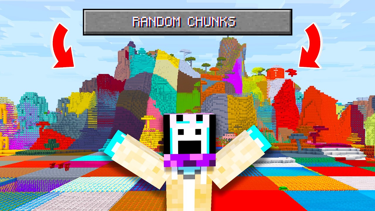 Minecraft TAPI CHUNK-NYA RANDOM | Minecraft Indonesia
