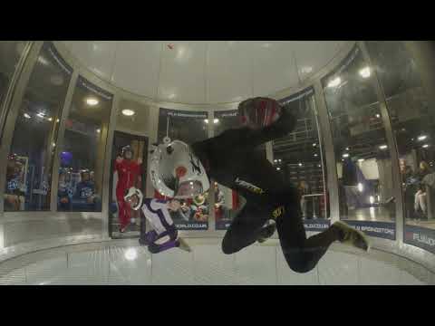 Indoor skydiving -  Session #14 with @Tunnel Ninja! Knee fly, Back layout + Stag!