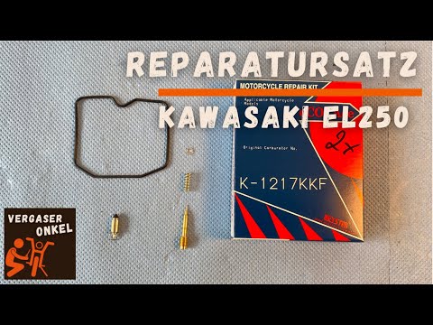 Reparatursatz Kawasaki EL250, ausführlich erklärt vom Vergaseronkel