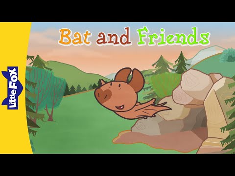 Bat Got Lost | Farm Animal Story | Friendship | Bedtime Story | Little Fox