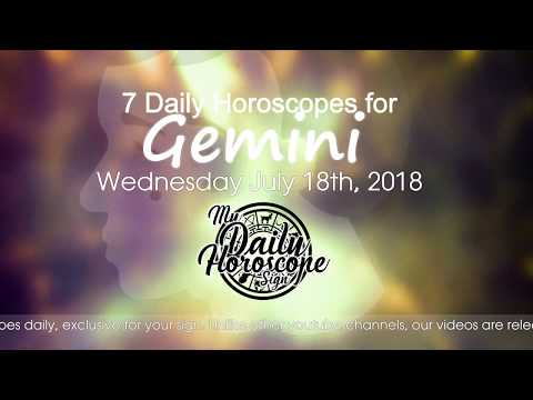 Gemini's Daily Horoscope for Wednesday July 18th, 2018