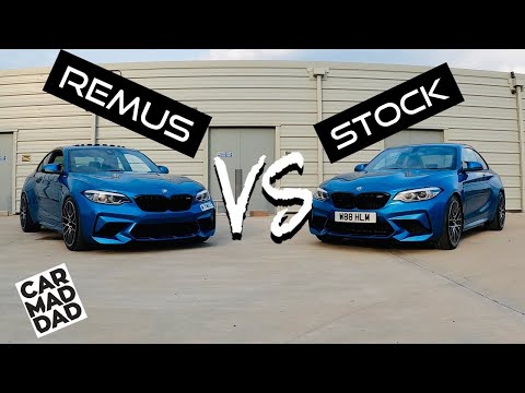 Remus VS Stock Exhaust Comparison with Mr H Cars - BMW M2 Competition