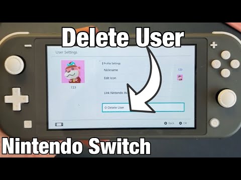 Nintendo Switch: How to Remove/Delete a User