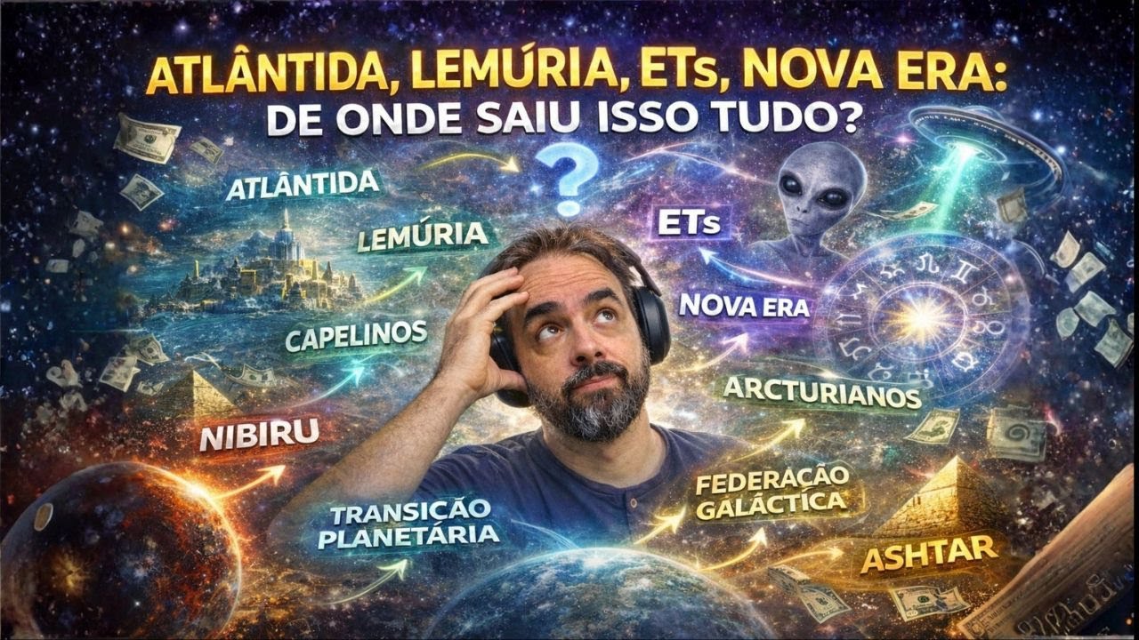 ATLÂNTIDA, LEMÚRIA, ETs, NOVA ERA: DE ONDE SAIU TUDO ISSO?