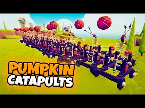 PUMPKIN CATAPULTS ARMY VS EVERY FACTION TABS HALLOWEEN UPDATE