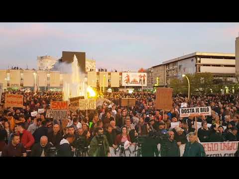 Protest u Podgorici: Oni su prošlost, mi smo Evropa