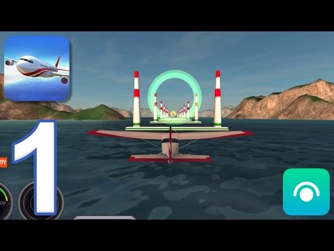 Flight Pilot Simulator 3D - Gameplay Walkthrough Part 1 - Novice (iOS, Android)
