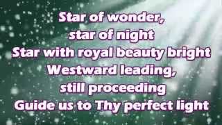 We Three Kings by Aly &amp; AJ with Lyrics (HD)
