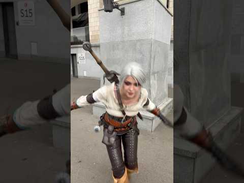 Nimble as a cat #cosplay #game #thewitcher3 #ciri #wither
