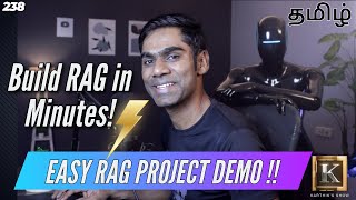 RAG Demo for Beginners: Full Hands-On Tutorial in Tamil | Build Your Own RAG AI | Karthik's Show
