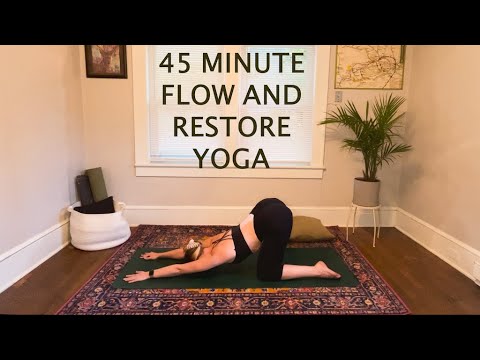 45 Minute Flow and Restore Yoga
