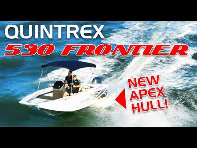 Quintrex Frontier 530 APEX HULL + Yamaha F115HP 4-Stroke boat review | Brisbane Yamaha