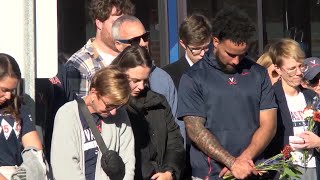 Three-year anniversary memorial held for UVA football players killed in shooting