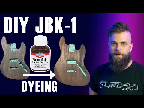 Wood Dye = Beautiful Jazz Bass