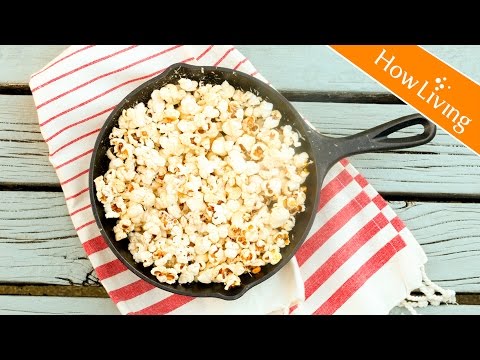 【戶外料理】戶外爆米花超簡單 Outdoor Recipe: Popcorn with Cheese │HowLiving美味生活 Video