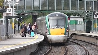 preview picture of video 'IE 22000 Class ICR Train number 22354 - Portarlington Station'